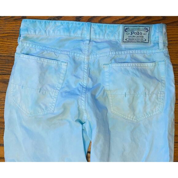 Polo by Ralph Lauren Men's Straight Jeans - Light Blue - Picture 9 of 10